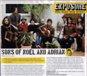 Sons of Noel and Adrian in Rock Sound