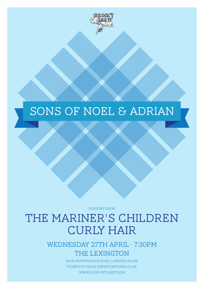 Sons of Noel and Adrian live in April poster